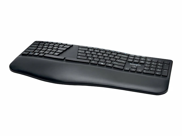 Kensington pro fit ergo k75401ww draadloostoetsenbord, us qwerty d k75401ww - afbeelding 2 van  3