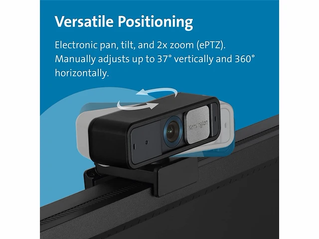 Kensington w2050 webcam 1080p zwart - afbeelding 2 van  6