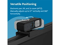 Kensington w2050 webcam 1080p zwart - afbeelding 2 van  6