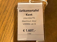 Kent eiken eetkamertafel - afbeelding 9 van  9