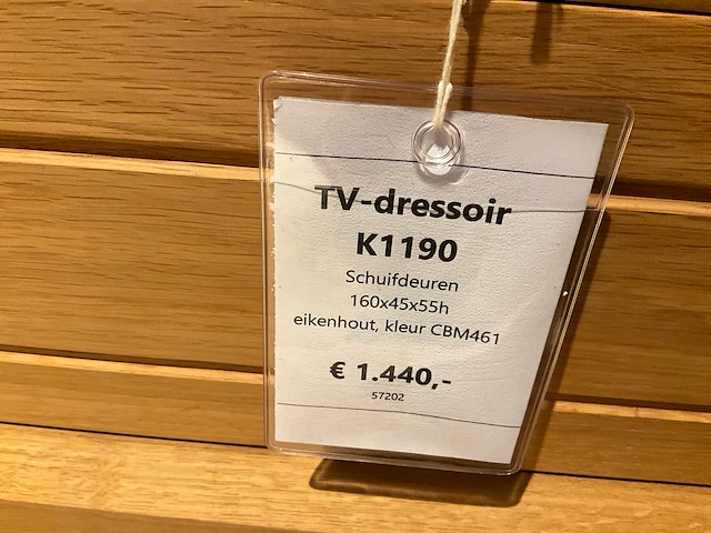 Kent eiken tv meubel - afbeelding 6 van  7