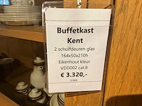 Kent eiken vitrinekast - afbeelding 2 van  10