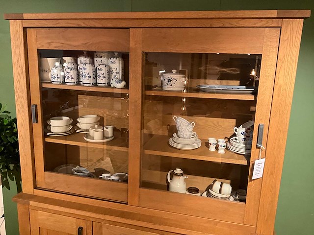 Kent eiken vitrinekast - afbeelding 4 van  10