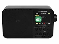 Kenwood cr-m30dab dab+ radio - interne accu - zwart - afbeelding 1 van  2