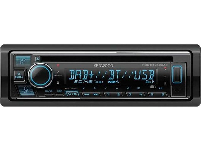 Kenwood kdc-bt740dab autoradio - multicolor - afbeelding 1 van  2