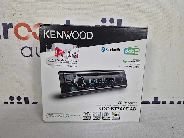 Kenwood kdc-bt740dab autoradio - afbeelding 2 van  2
