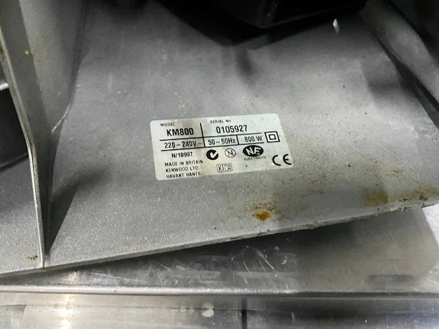 Kenwood km800 keukenmachine - afbeelding 5 van  5