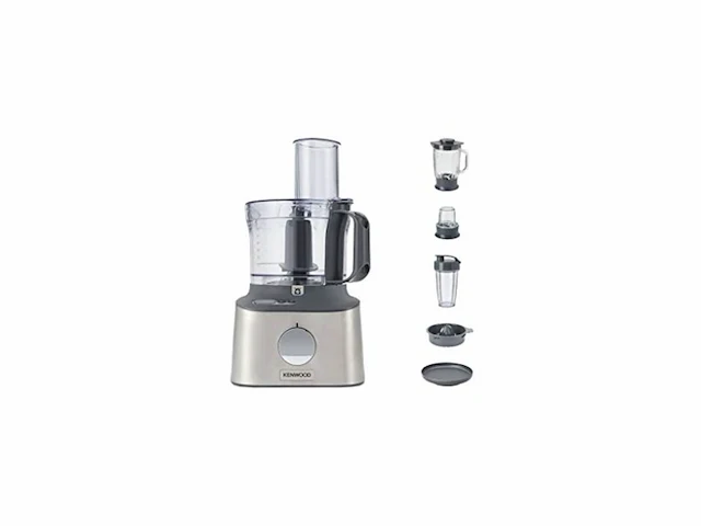 Kenwood multipro compact+ fdm313ss foodprocessor ingebouwde weegschaal 800 watt zilver - afbeelding 1 van  5
