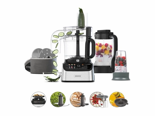 Kenwood multipro onetouch fdm73.850.ss foodprocessor - afbeelding 1 van  6