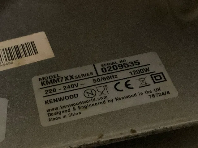 Kenwood tafelmixer (2x) - afbeelding 7 van  7
