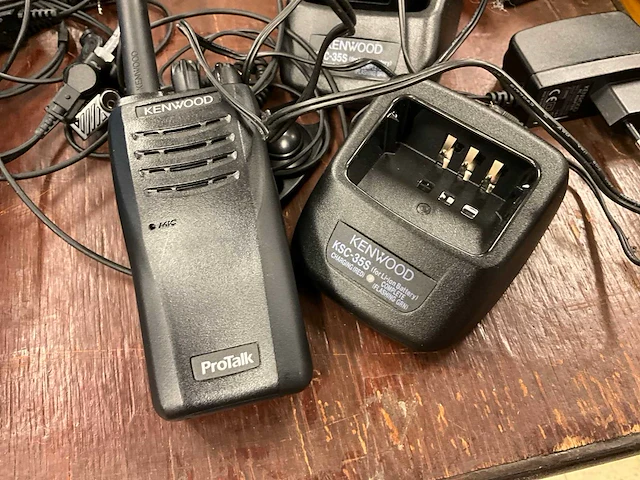 Kenwood tk-3501 portofoons (6x) - afbeelding 5 van  6