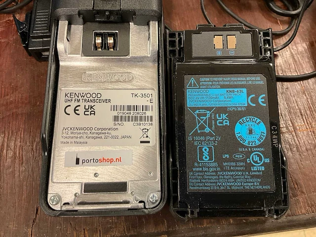 Kenwood tk-3501 portofoons (6x) - afbeelding 6 van  6