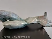 Keramiek gestyleerd "relaxende vrouw" - afbeelding 1 van  4