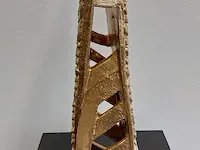 Keramiek object "golden couple" - afbeelding 2 van  5