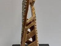 Keramiek object "golden couple" - afbeelding 4 van  5