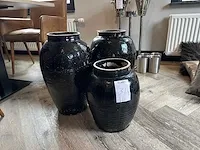 Keramiek vazen (3x) - afbeelding 1 van  3