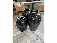 Keramiek vazen (3x) - afbeelding 3 van  3