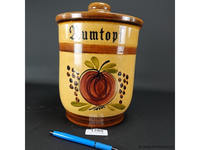Keramieken rumtopf - afbeelding 1 van  5