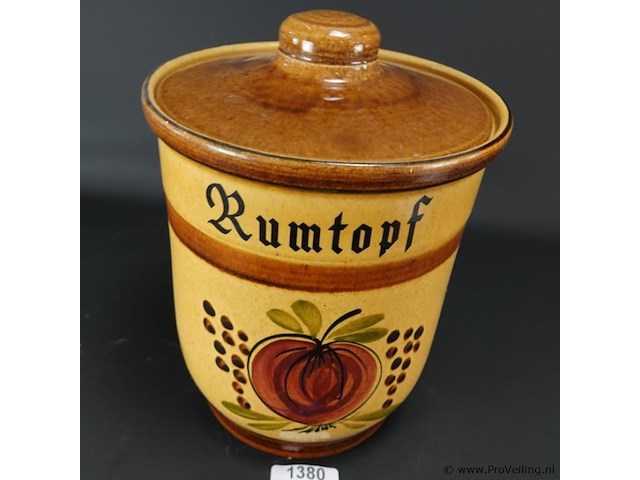 Keramieken rumtopf - afbeelding 2 van  5