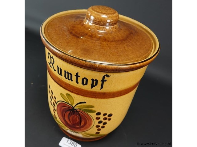 Keramieken rumtopf - afbeelding 3 van  5