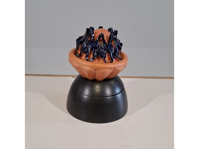 Keramisch beeld, anita manshanden, alcachofa, 1998 - afbeelding 1 van  6