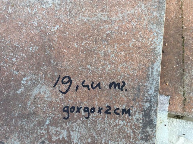 Keramische tuintegels 19,44 m2 - afbeelding 2 van  4