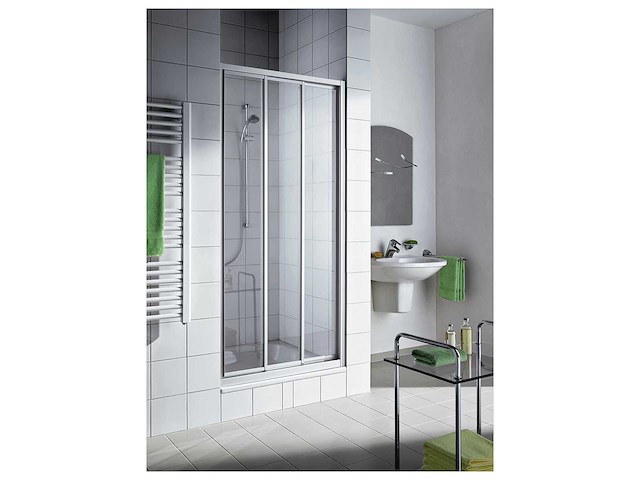Kermi - - 3-delige douche schuifdeur - afbeelding 1 van  4
