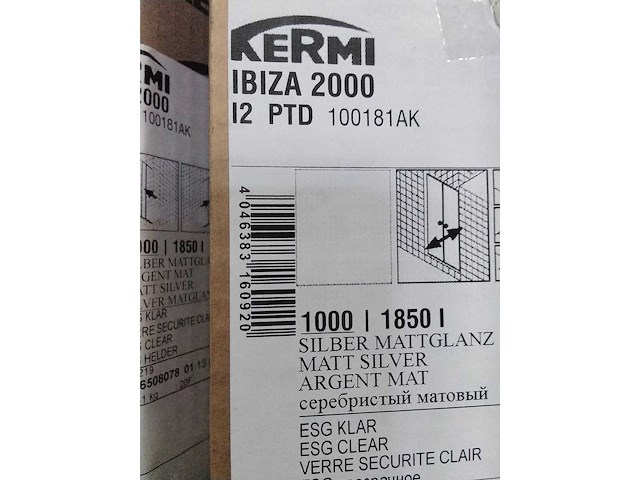 Kermi - 2-delige douche schuifdeur - afbeelding 3 van  4