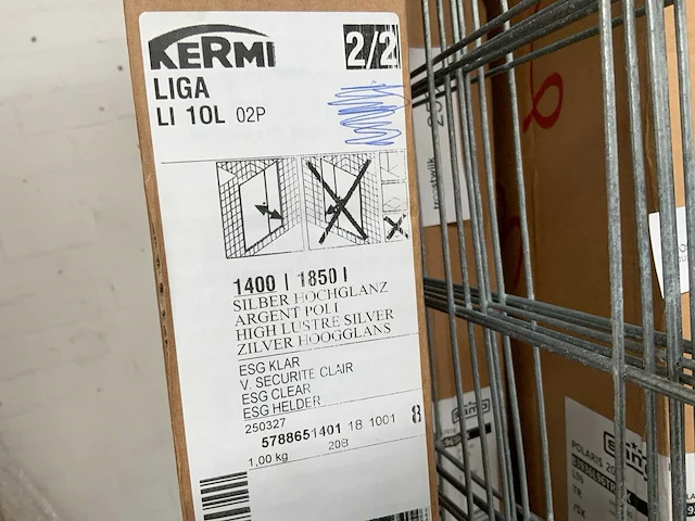 Kermi liga douchedeur - afbeelding 4 van  5