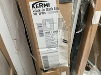 Kermi walk-in dark edition douchewand 160x200cm - afbeelding 4 van  4
