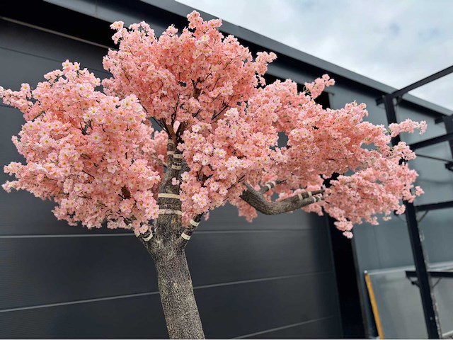 Kersen bloesem kunstboom - afbeelding 17 van  19