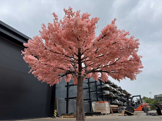 Kersen bloesem kunstboom - afbeelding 3 van  34