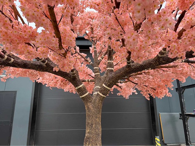 Kersen bloesem kunstboom - afbeelding 7 van  34