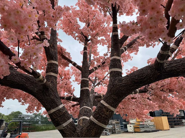 Kersen bloesem kunstboom - afbeelding 22 van  34