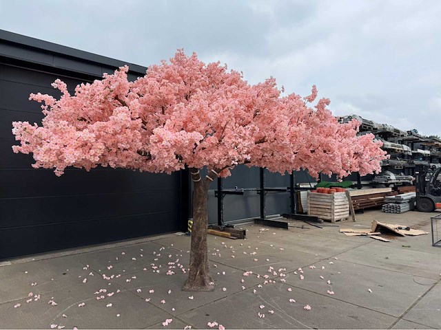 Kersen bloesem kunstboom - afbeelding 33 van  34