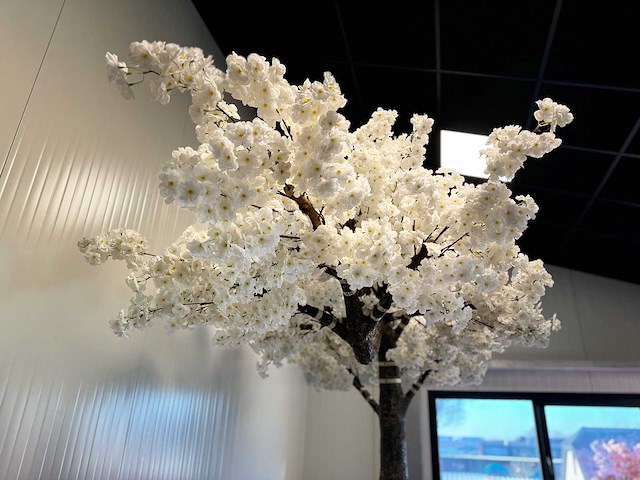 Kersen bloesem kunstboom - afbeelding 2 van  18