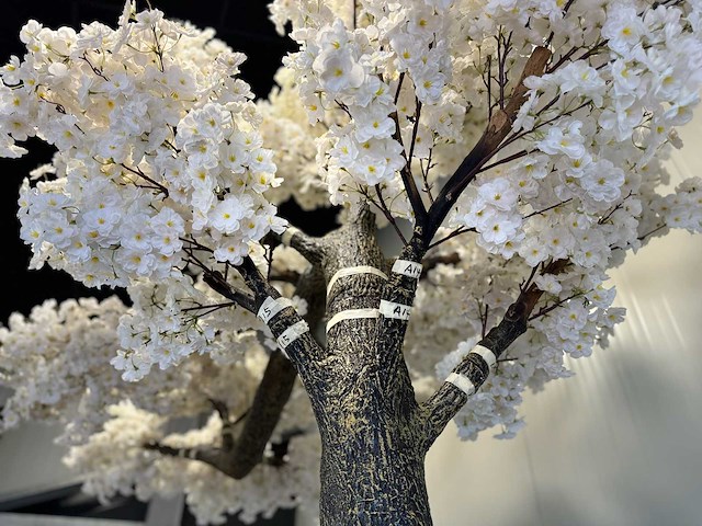 Kersen bloesem kunstboom - afbeelding 5 van  18