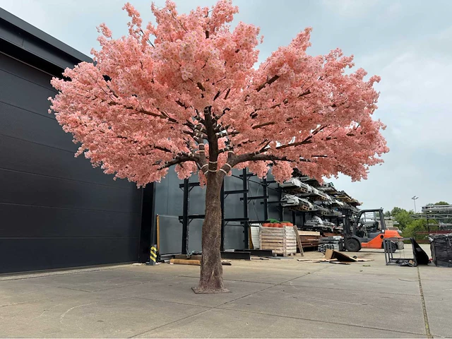 Kersen bloesem kunstboom - afbeelding 34 van  34