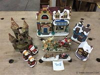 Kerst items huisjes + - afbeelding 1 van  3