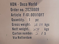 Kerstboom 300 cm hoog, groen - afbeelding 6 van  7