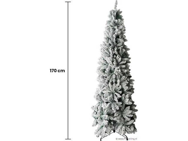 Kerstboom icy elegance 170 cm - afbeelding 1 van  3
