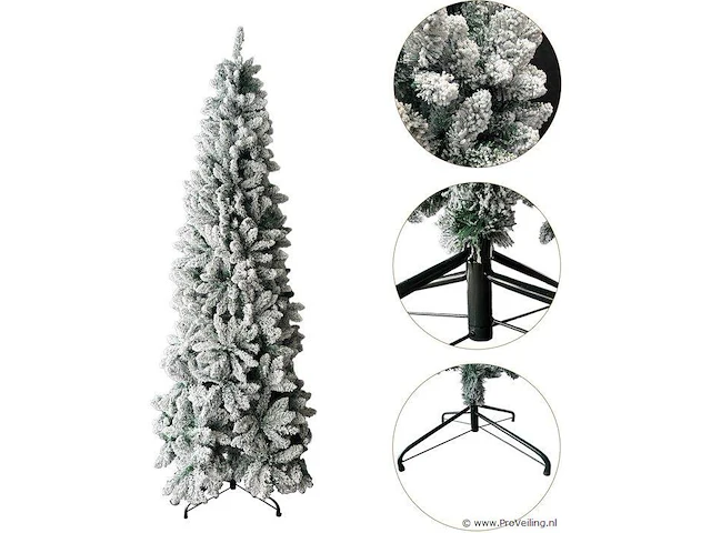 Kerstboom icy elegance 210 cm - afbeelding 2 van  3