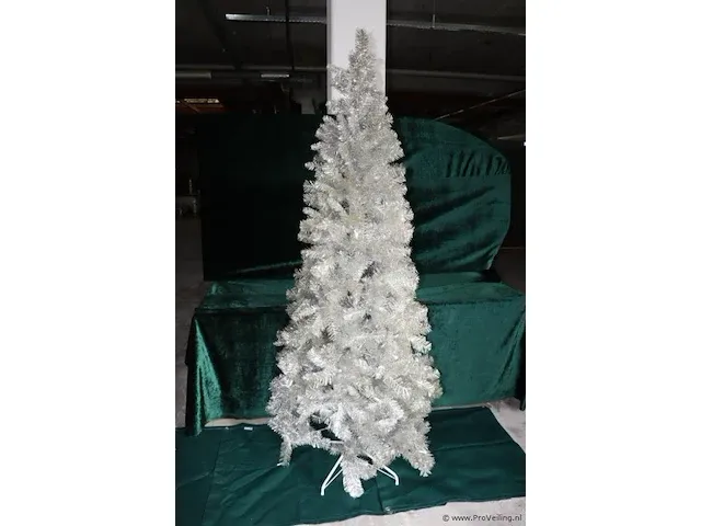 Kerstboom, wit - 210 cm - afbeelding 1 van  4