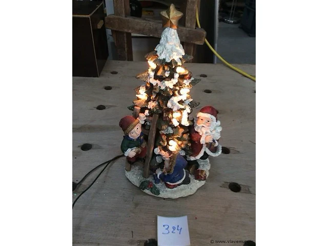 Kerstboompje met verlichting - afbeelding 1 van  2