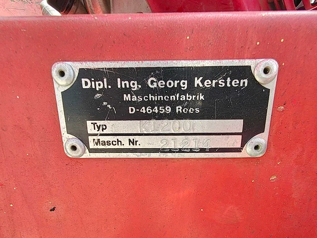 Kersten - k1200 - zelfrijdende veegmachine - afbeelding 12 van  13