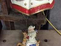 Kerstman aan paraschut - afbeelding 1 van  3