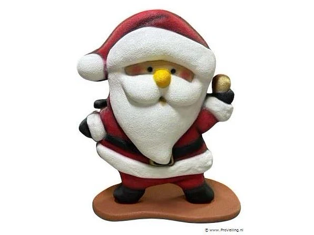 Kerstman beeld van glasvezel - afbeelding 1 van  2