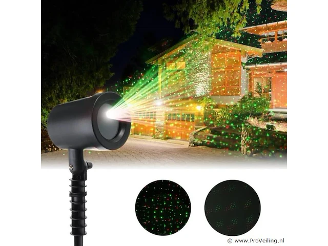 Kerstsfeer laserprojector - afbeelding 5 van  5