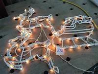 Kerstverlichting slede