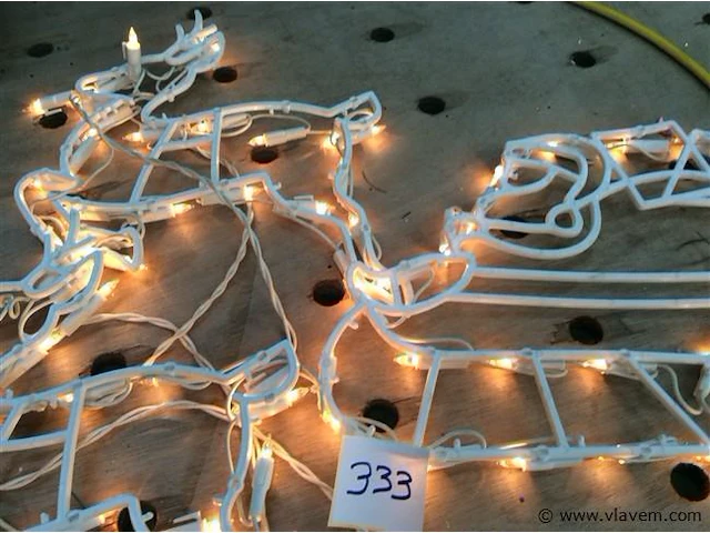 Kerstverlichting slede - afbeelding 2 van  2
